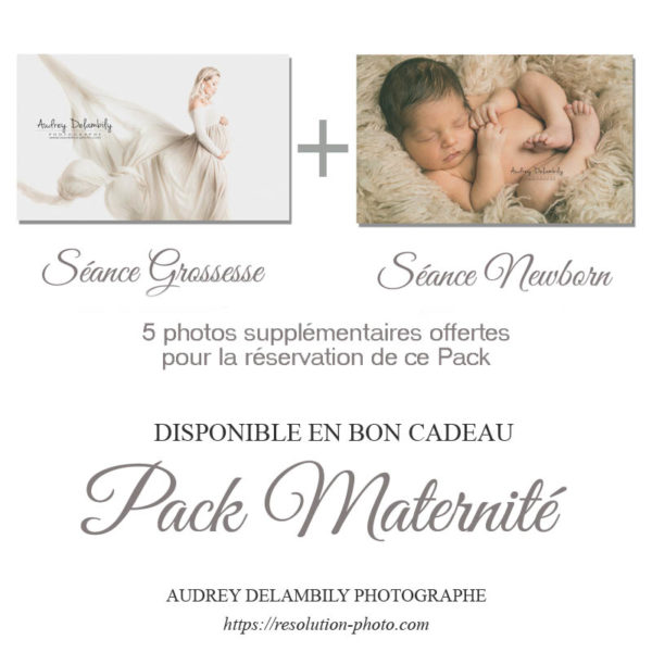 2 Séances photos Grossesse et Naissance Pack maternité